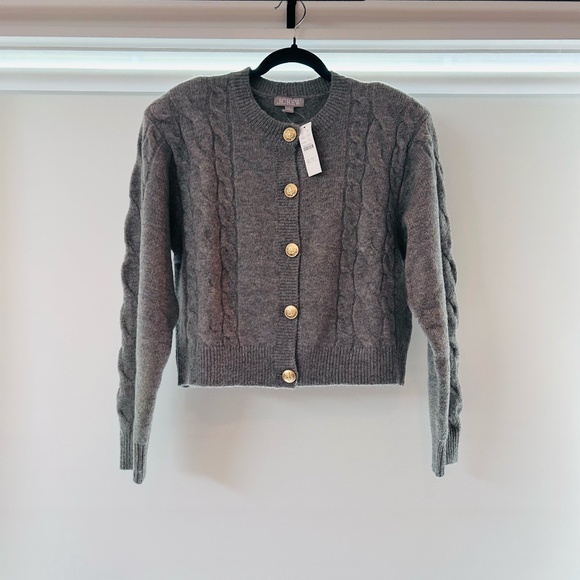 J.Crew Cable-knit Cardigan - Picture 8 of 9